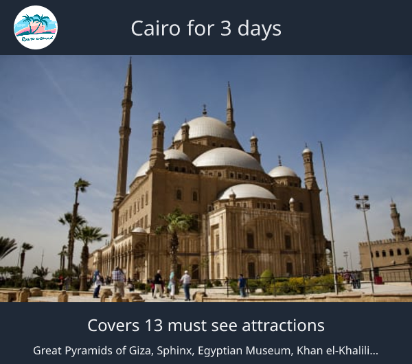 Cairo for 3 days