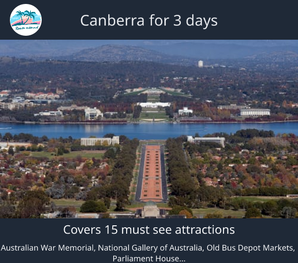 Canberra for 3 days