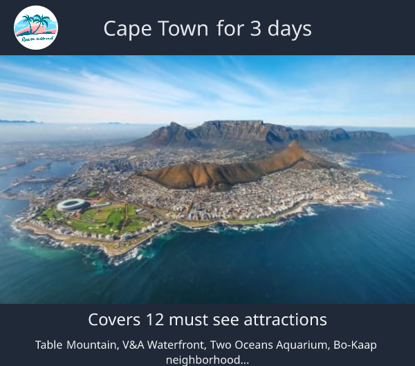 Cape Town for 3 days