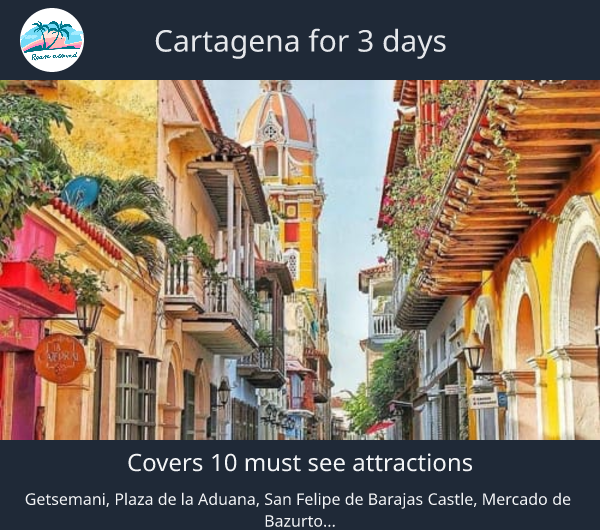 Cartagena for 3 days