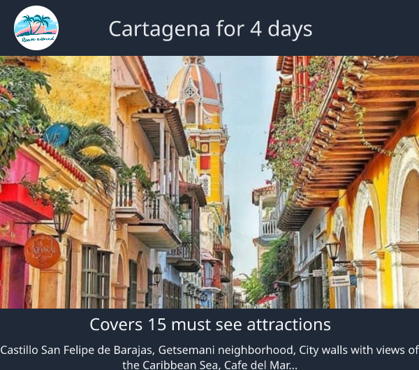 Cartagena for 4 days