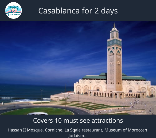 Casablanca for 2 days