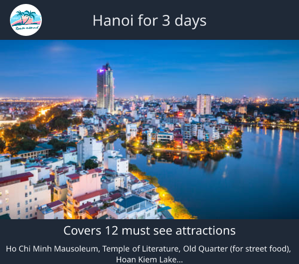 Hanoi for 3 days
