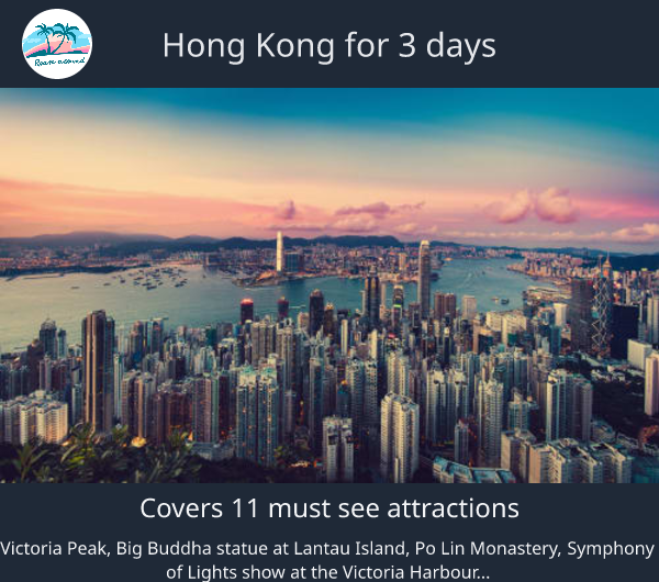 Hong Kong for 3 days