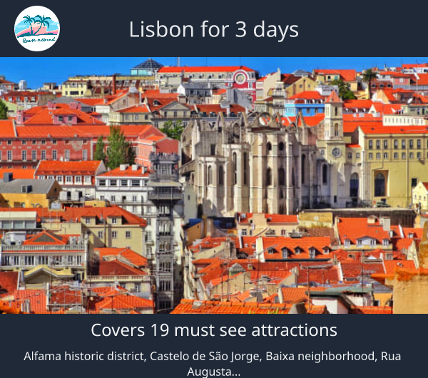 Lisbon for 3 days