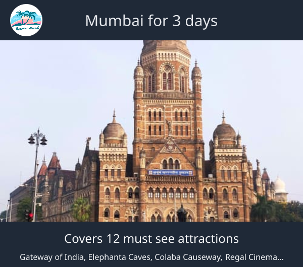 Mumbai for 3 days