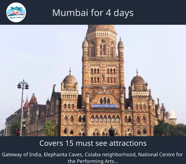Mumbai for 4 days
