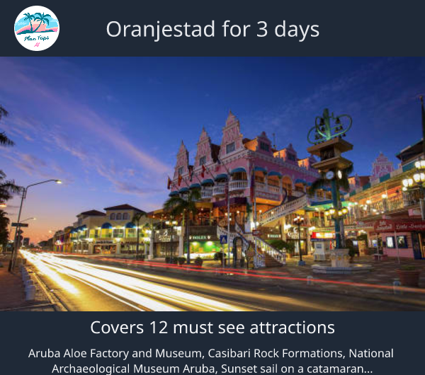 Oranjestad for 3 days