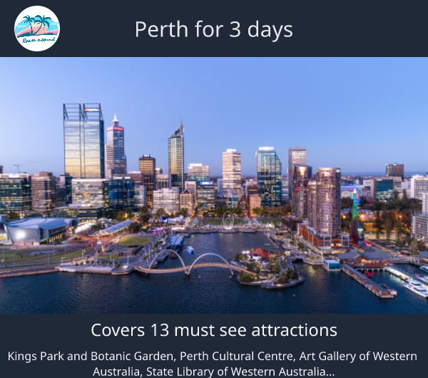 Perth for 3 days