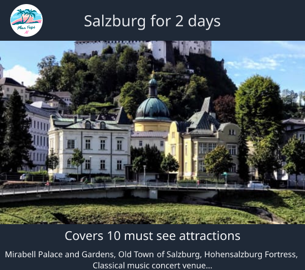 Salzburg for 2 days