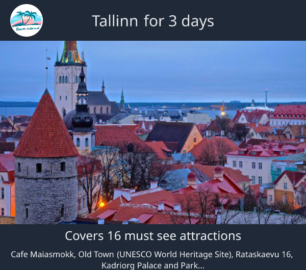 Tallinn for 3 days