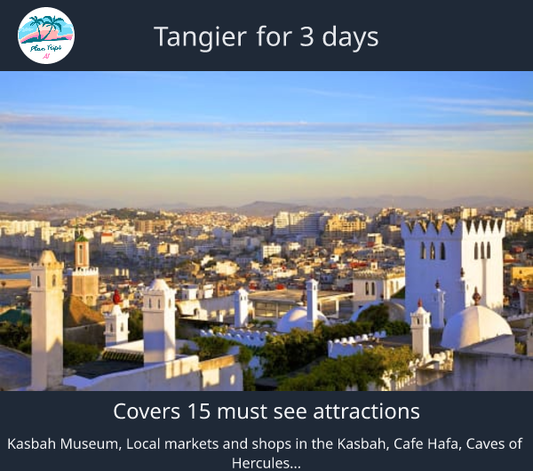 Tangier for 3 days