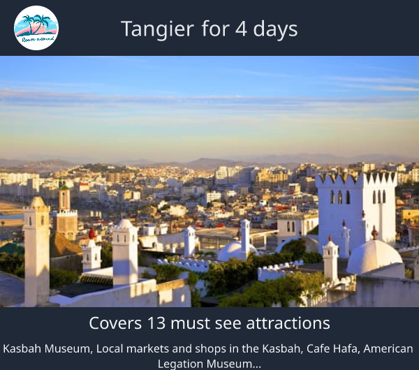 Tangier for 4 days