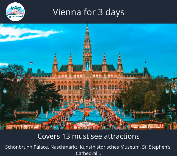 Vienna for 3 days