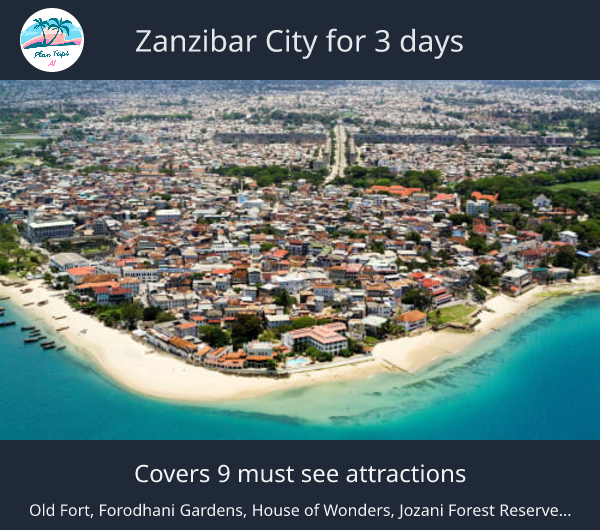 Zanzibar City for 3 days