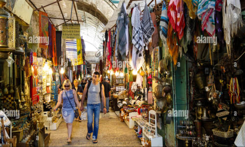 Markets of the Muslim Quarter Jerusalem